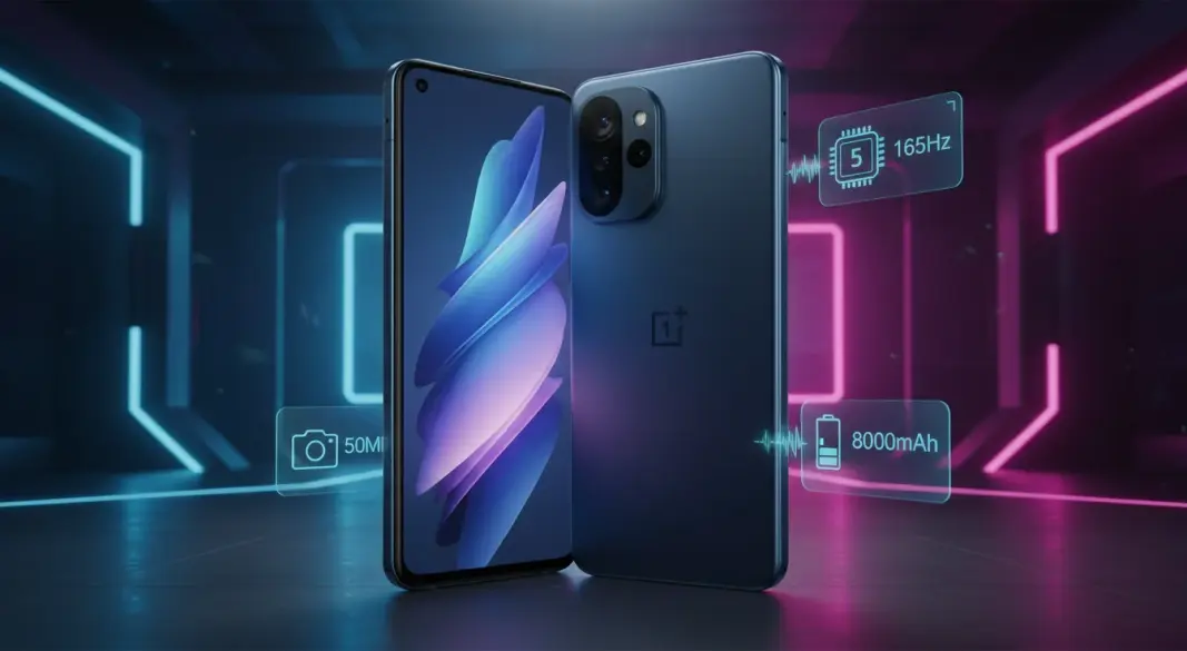 OnePlus has introduced the Ace 6T with Qualcomm’s new Snapdragon 8 Gen 5 chip, a 6.7-inch OLED display and an 8,000 mAh battery. Global launch as OnePlus 15R is expected.