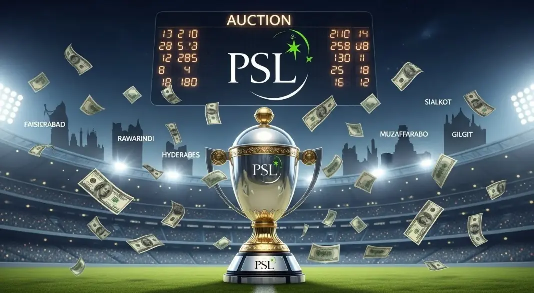 PSL has confirmed the auction date for two new franchises, marking a major expansion step for the league as it prepares to welcome fresh teams in 2026.