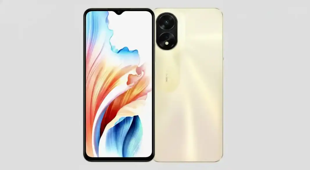 Oppo A38 smartphone front and back design