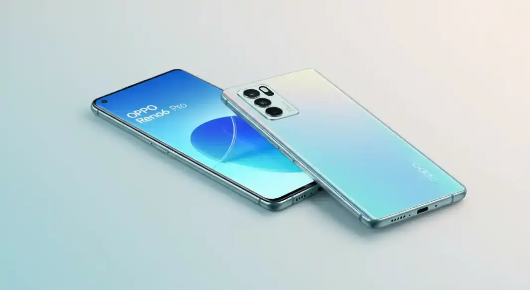 Oppo Reno 6 Pro smartphone design and display