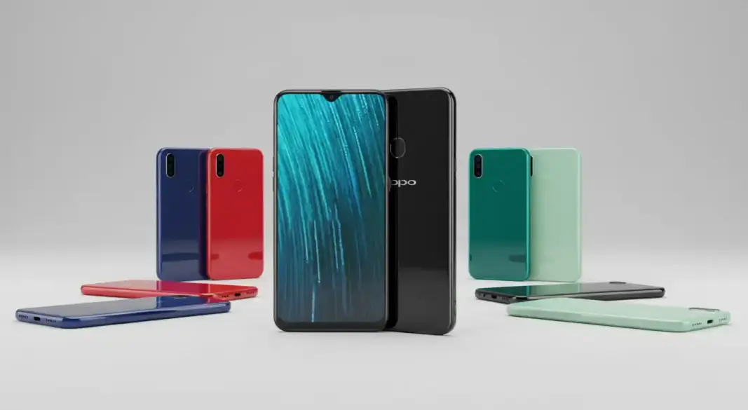 Oppo A5s 4GB smartphone design and display