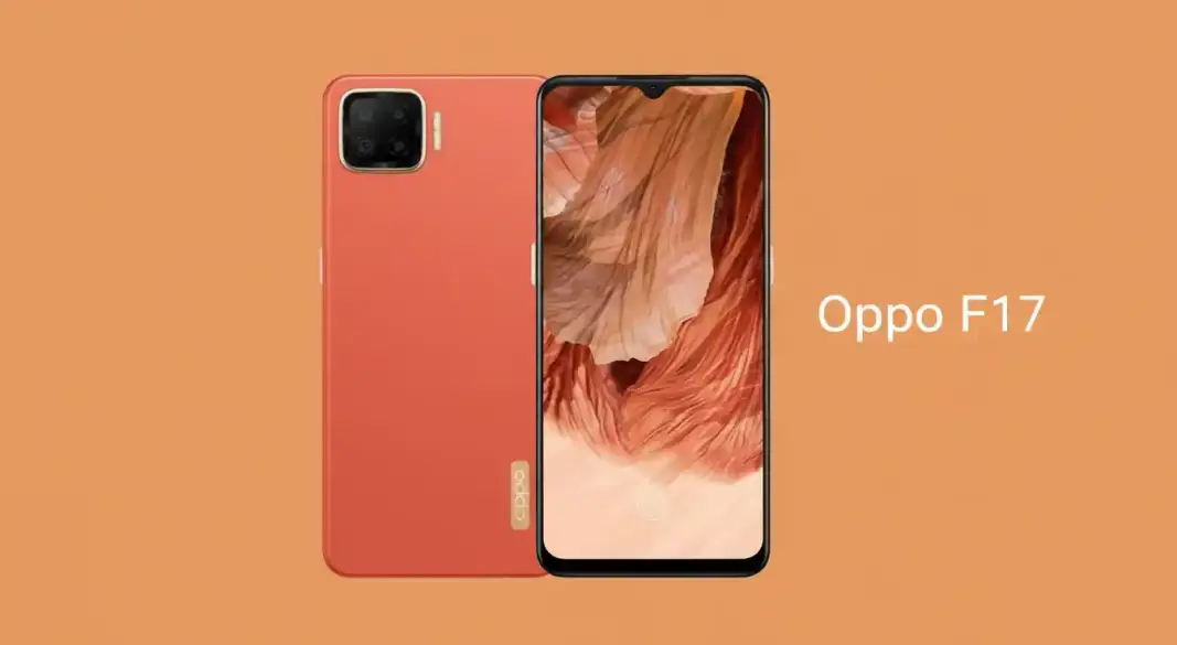 Oppo F17 smartphone rear and front design