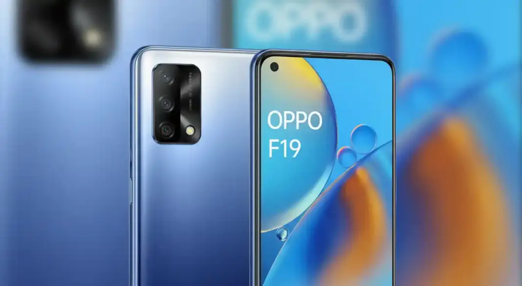 Oppo F19 smartphone showing camera design