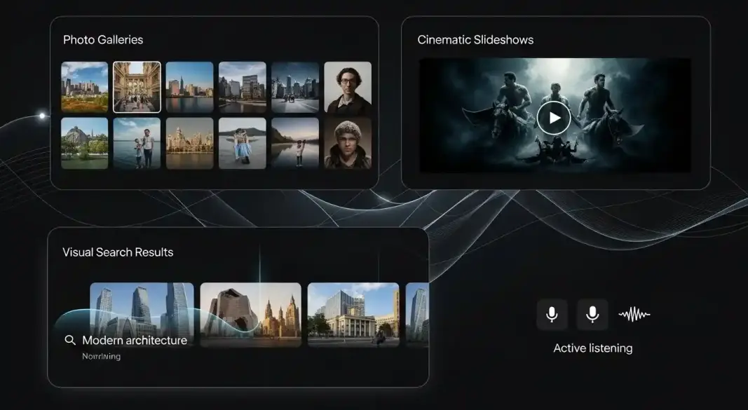 Google TV interface with new Gemini features